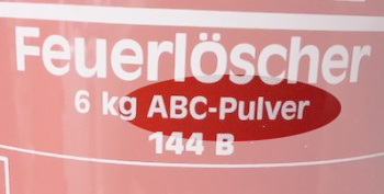 Feuerlöscher Inhalt